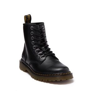 Dr Martens Awley Black Leather Lace Up Boots sz 10 women’s